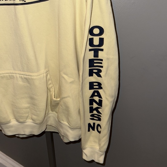 Outer Banks NC (OBX) Hoodie Men’s 2XL Yellow - Picture 3 of 6